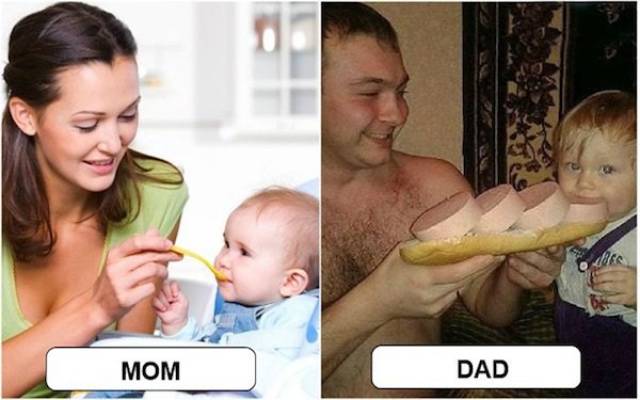 Parenting: Mom Edition Vs. Dad Edition