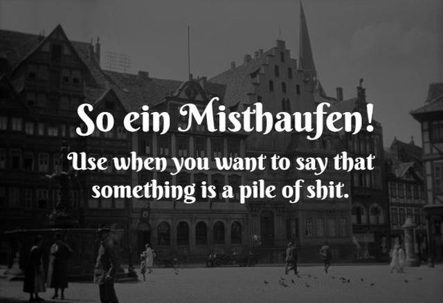 How To Swear In German