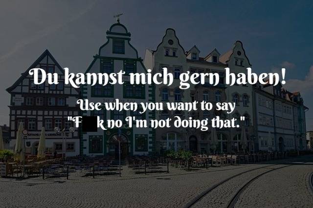 How To Swear In German
