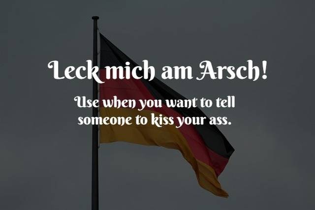 How To Swear In German