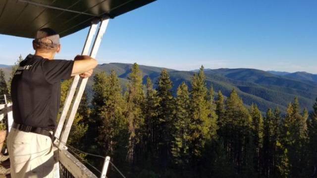 View From Idaho Seasonal Ranger Observation Post Is Incredible