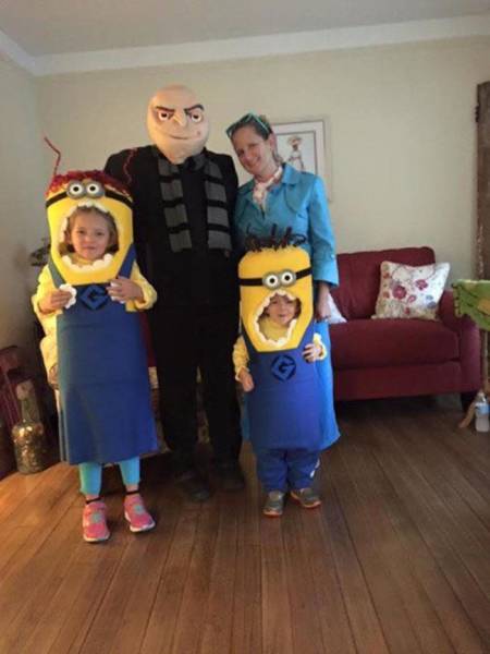 Halloween Makes Families Show Their Collective Creativity