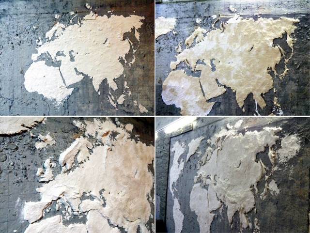 A Bit Of DIY In A Garage, And You Have Yourself A World Map