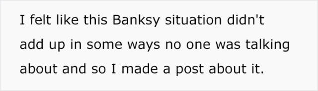 Was Banksy’s Stunt Actually Real? This Man Has His Doubts