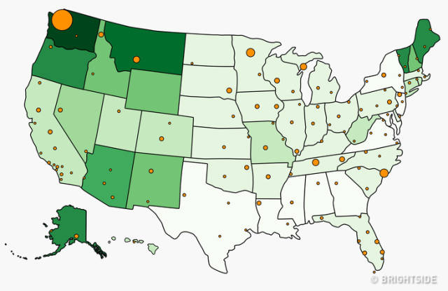 These Interesting Maps Tell Us A Lot About The United States