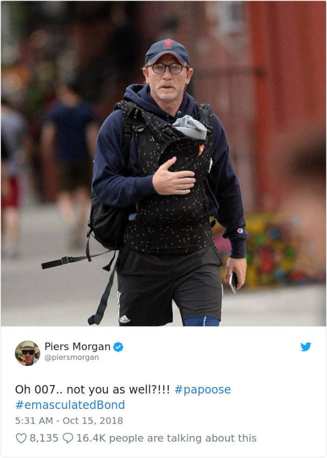 Daniel Craig Gets Mocked For How He Carried His Baby, Internet Quickly Defends Him