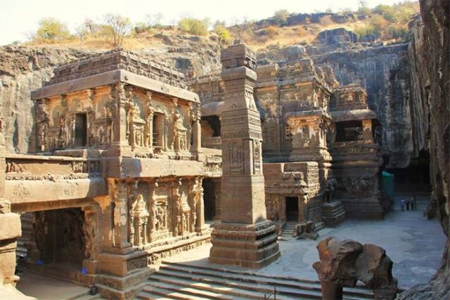 A Single Rock Was Used To Carve This Temple Out In The 8th Century