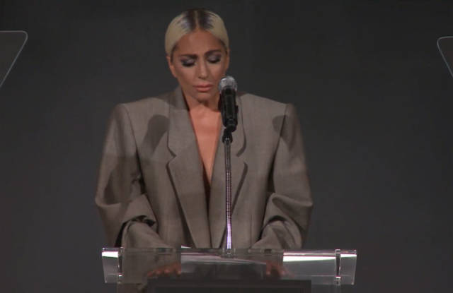 Lady Gaga Wears Another Strange Outfit, But This Time With A Message