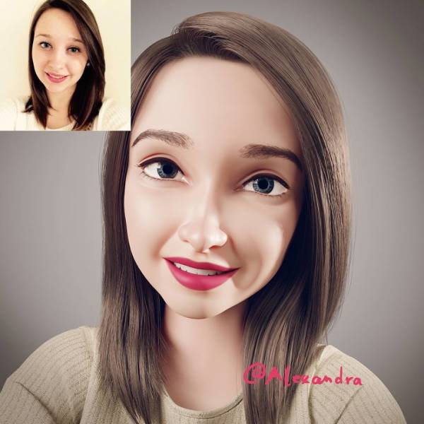 Artist Turns People Into 3D Pixar Characters Who Look Eerily Real