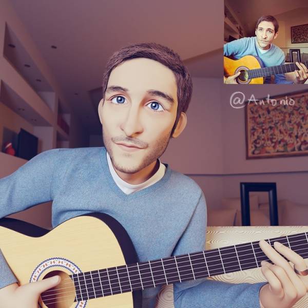 Artist Turns People Into 3D Pixar Characters Who Look Eerily Real