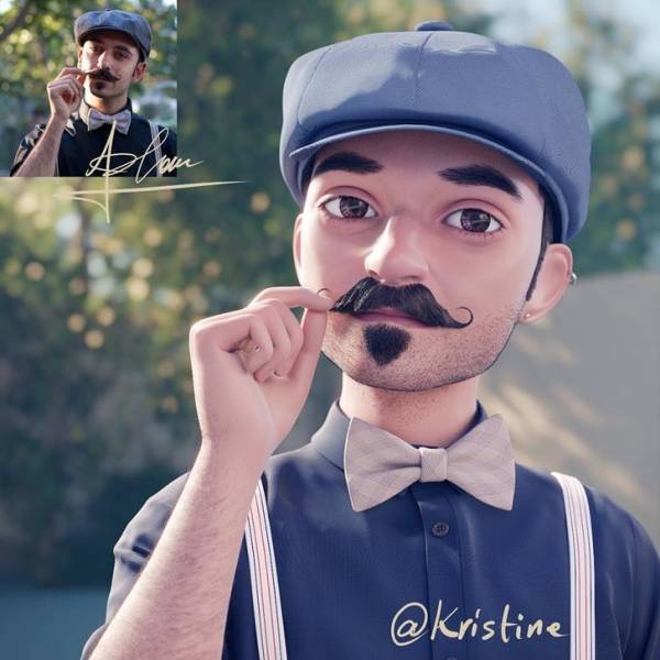 Artist Turns People Into 3D Pixar Characters Who Look Eerily Real