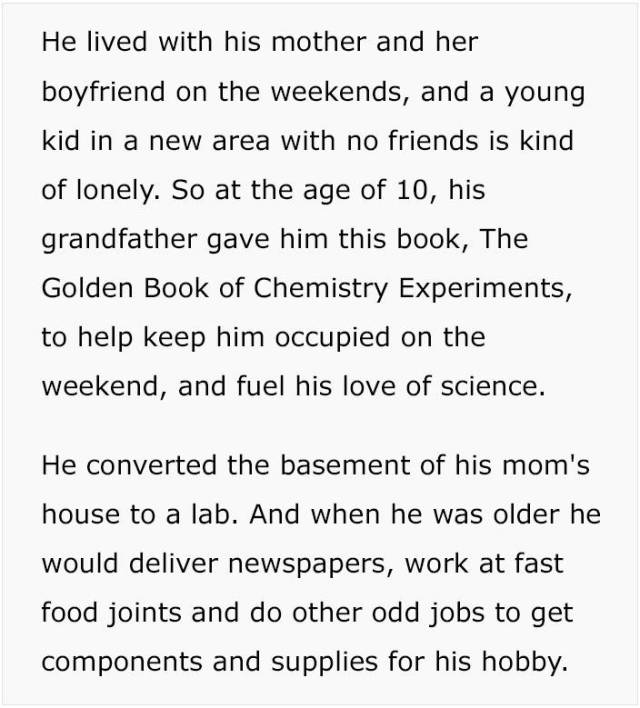 A Story About “Radioactive Boy Scout”, A Guy Who Was Too Smart For His Age