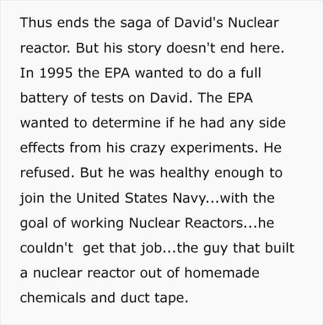 A Story About “Radioactive Boy Scout”, A Guy Who Was Too Smart For His Age