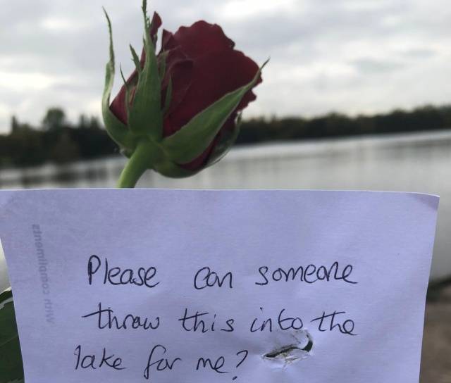 This Note Was Found Near A Lake
