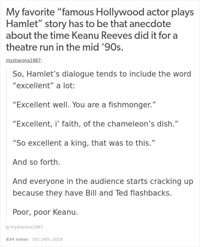 Keanu Reeves Is A Blessing To Us