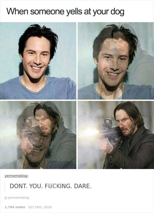 Keanu Reeves Is A Blessing To Us