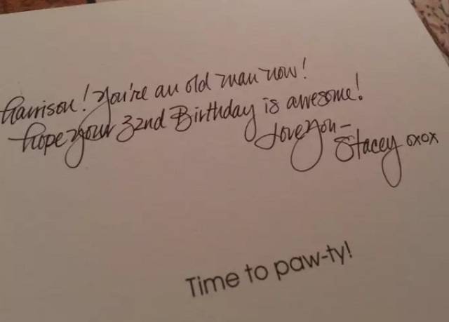 Their Handwriting! It’s Perfect!