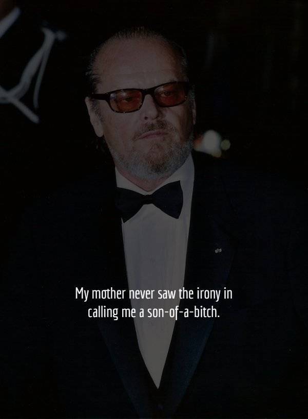 Jack Nicholson Is Masterful With His Words