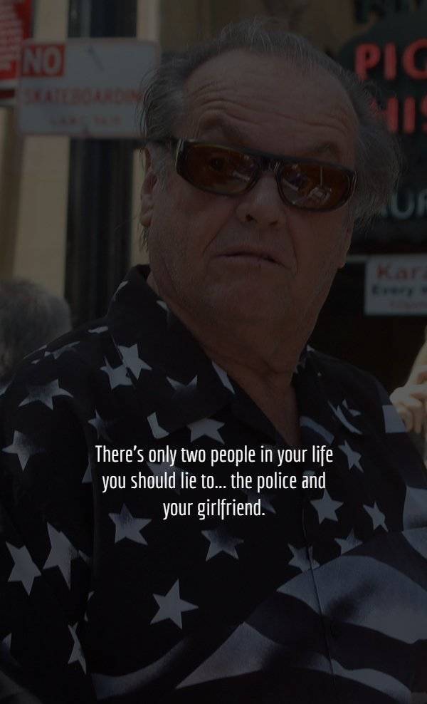 Jack Nicholson Is Masterful With His Words