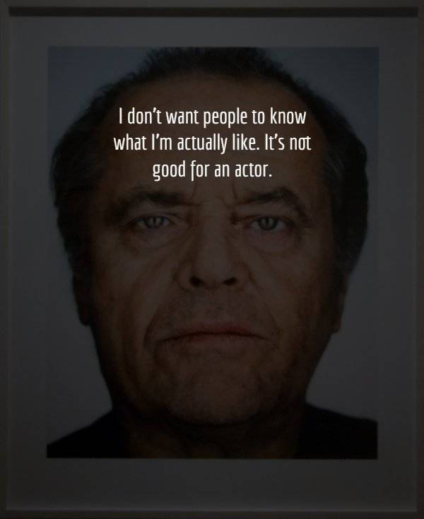 Jack Nicholson Is Masterful With His Words