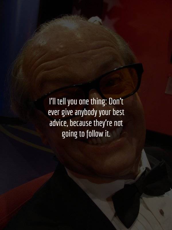 Jack Nicholson Is Masterful With His Words