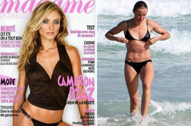 How Celebrities Look When Not Posing For Magazine Covers