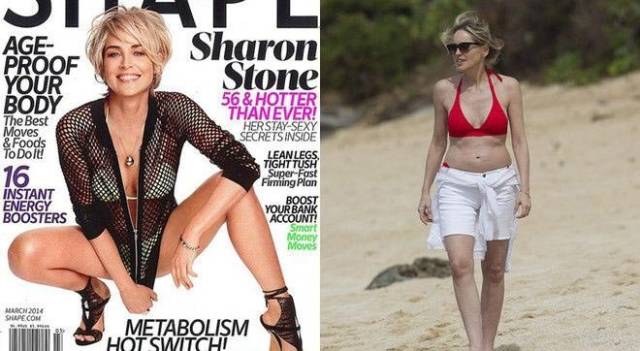 How Celebrities Look When Not Posing For Magazine Covers