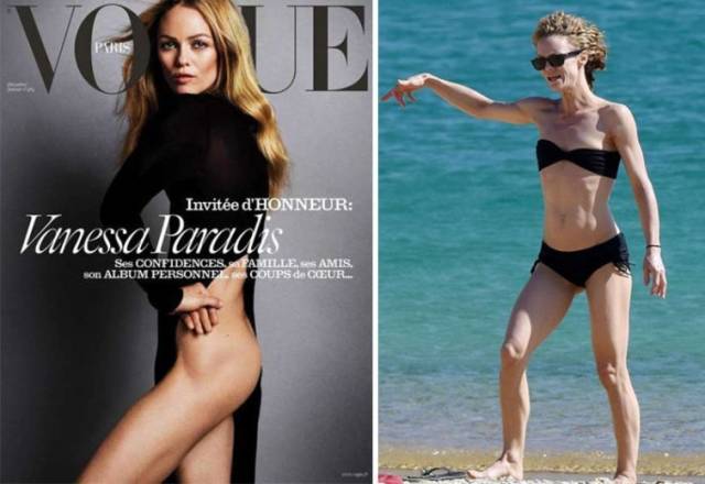 How Celebrities Look When Not Posing For Magazine Covers