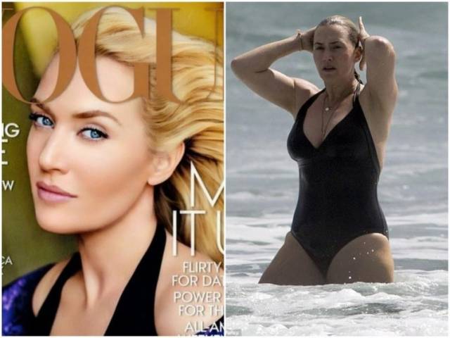 How Celebrities Look When Not Posing For Magazine Covers