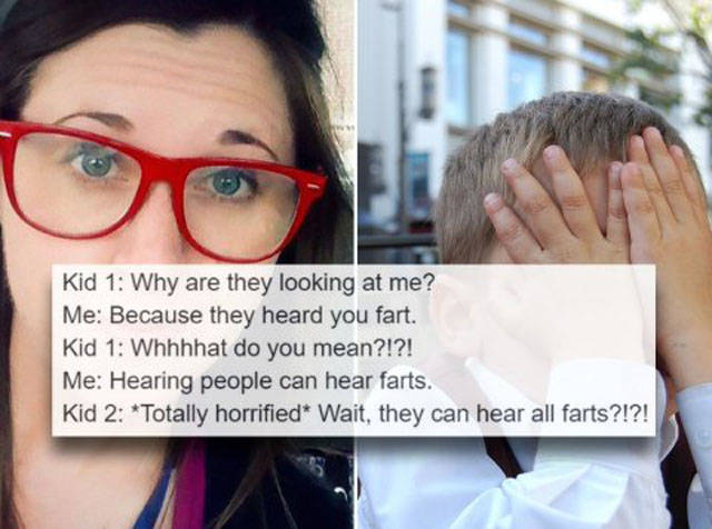 Deaf Kid Did Not Realize That Others Hear Him Fart