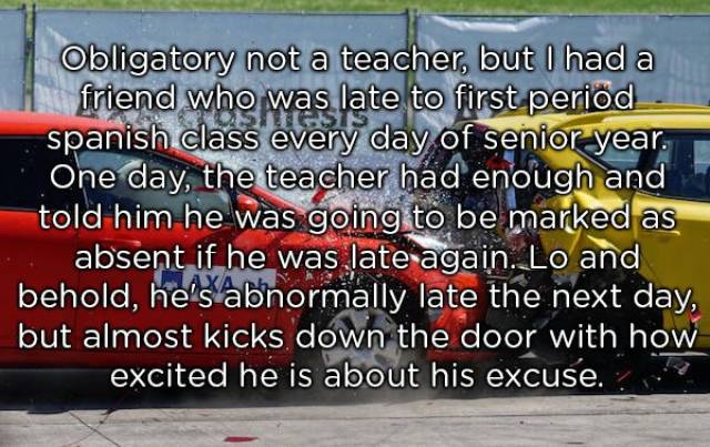 Students Aren’t Particularly Witty When It Comes To Excuses For Being Late