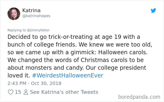 Some People Had Weird Halloween Celebrations…