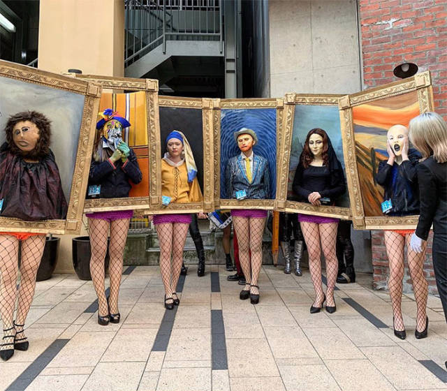 What If We Combined Famous Paintings And Halloween Costumes?