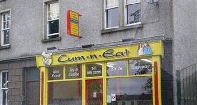 Wow, Those Shop Names Are Really Clever