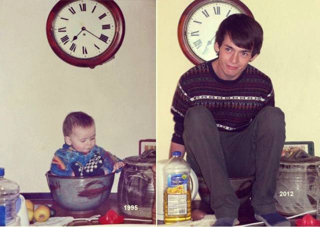 Recreating Old Photos Is A Brilliant Way To Bring Back Memories