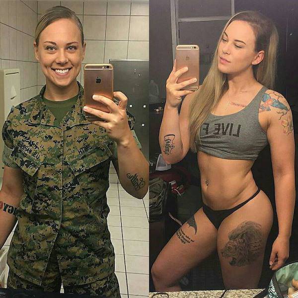 Uniform Ladies Don’t Always Wear Their Uniforms