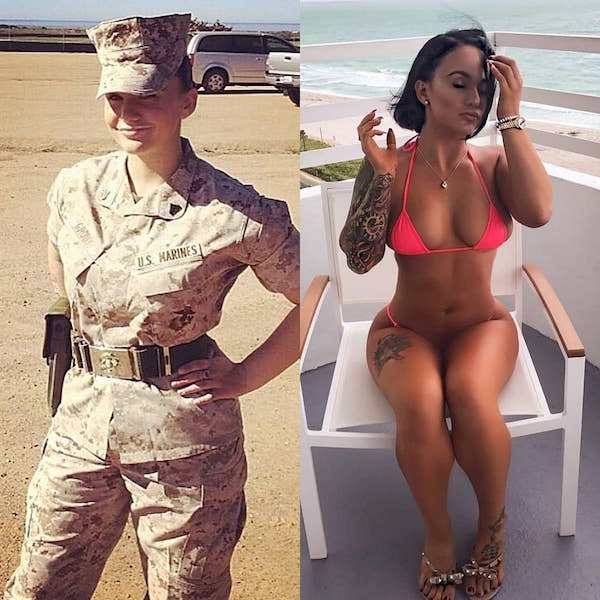 Uniform Ladies Don’t Always Wear Their Uniforms