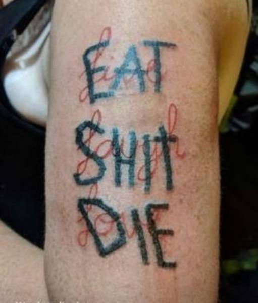 Alas, These Tattoos Are Permanent As Well…