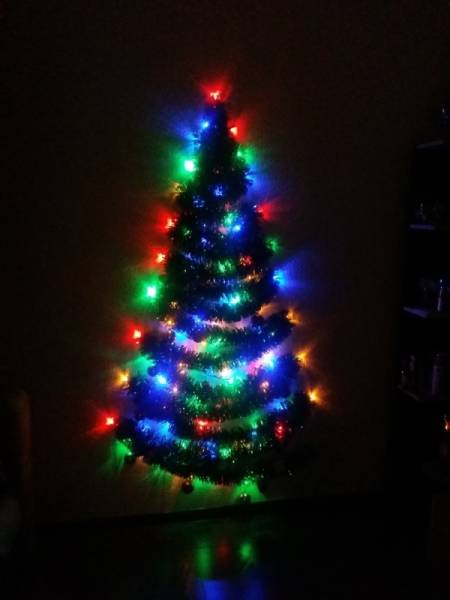 Why Not Put A Christmas Tree On The Wall?