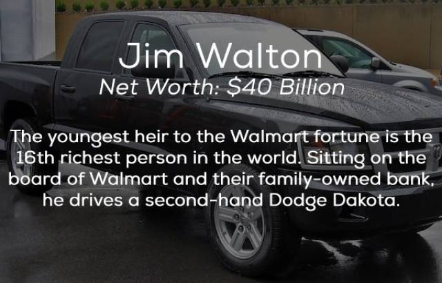 Not All Billionaires Drive Absurdly Expensive Cars