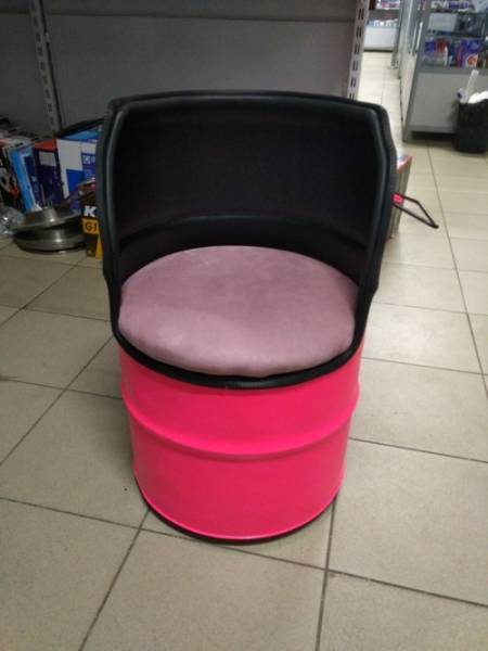 Even A Barrel Can Turn Into An Armchair