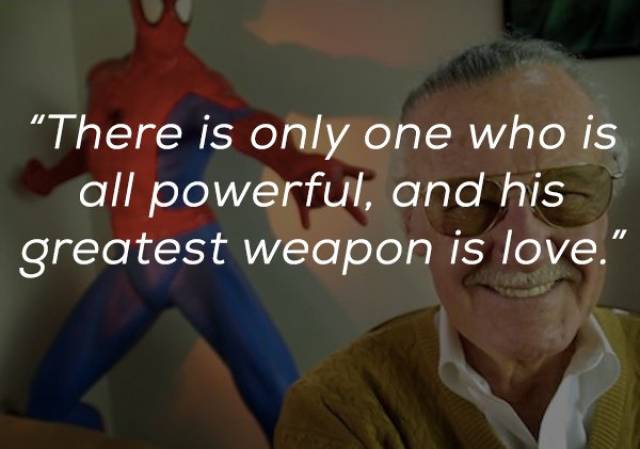 Farewell, Stan Lee, Your Words Will Be Remembered Farewell, Stan Lee, Your Words Will Be Remembered