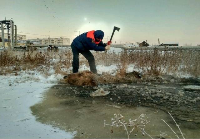 This Is How Horses Are Being Rescued From Ice In Yakutsk, Russia