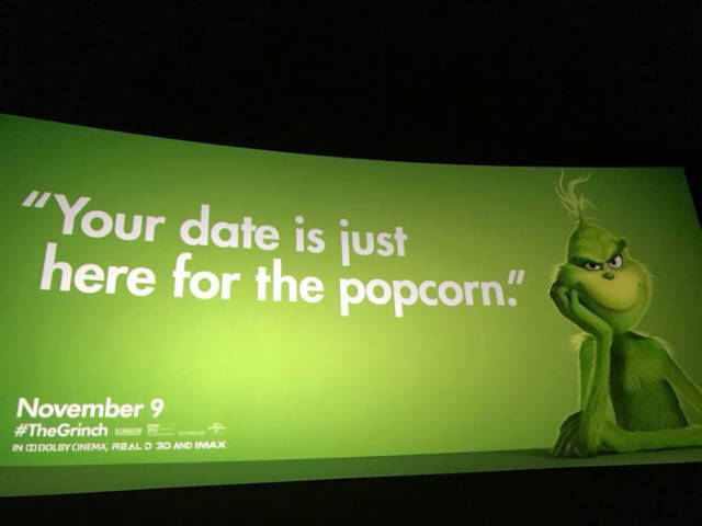 New Grinch Movie Is At Least Good Because Of Its Funny Billboards