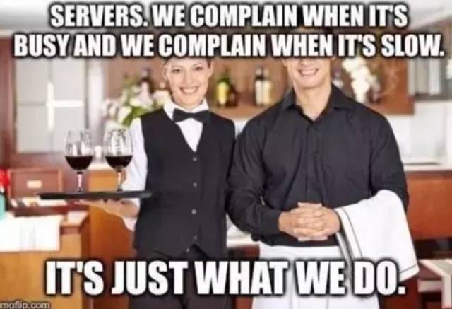 Restaurant Memes Gotta Be Served Raw
