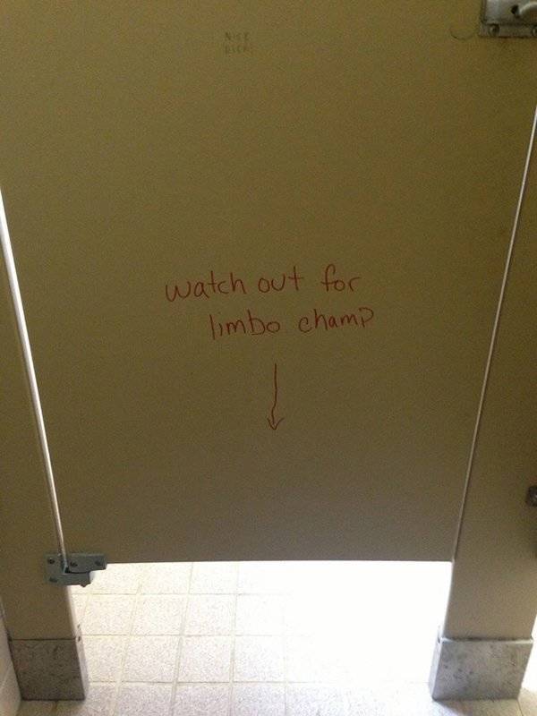 The Crappiest Humor Lives In Bathroom Stalls