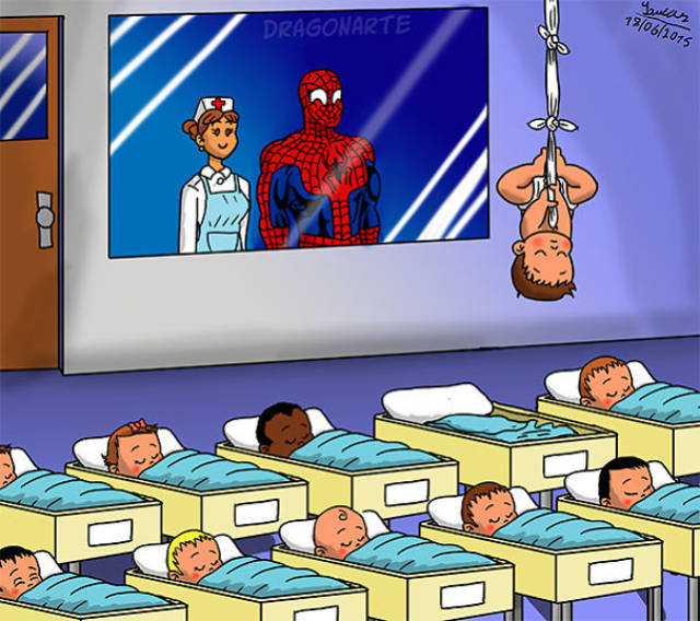 Here’s What Would Happen If Superheroes Had Babies