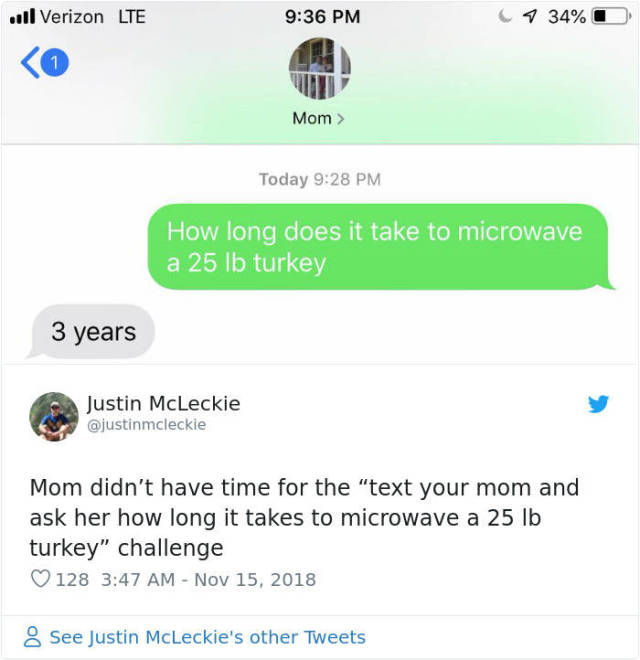 Ask Your Parents How To Cook A Turkey In A Microwave
