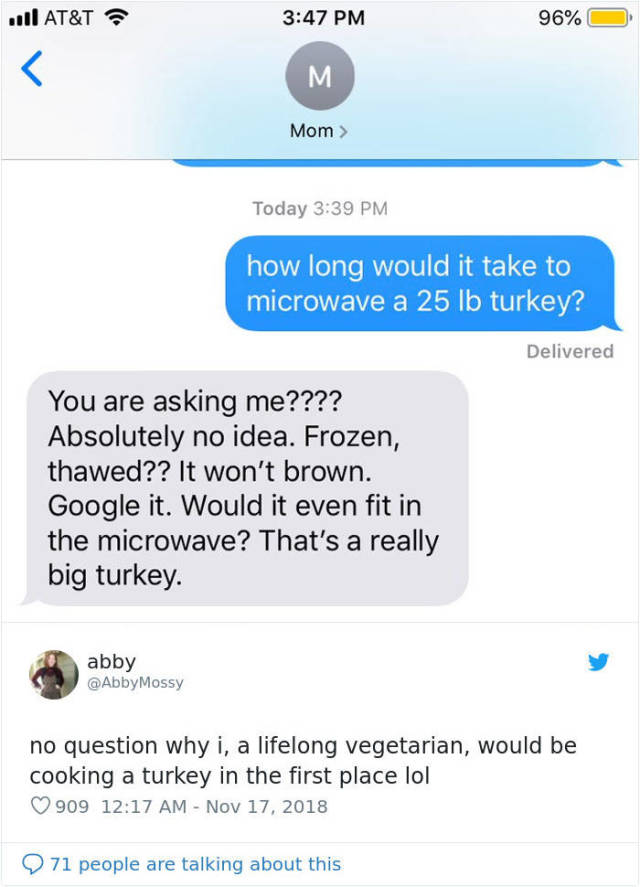 Ask Your Parents How To Cook A Turkey In A Microwave