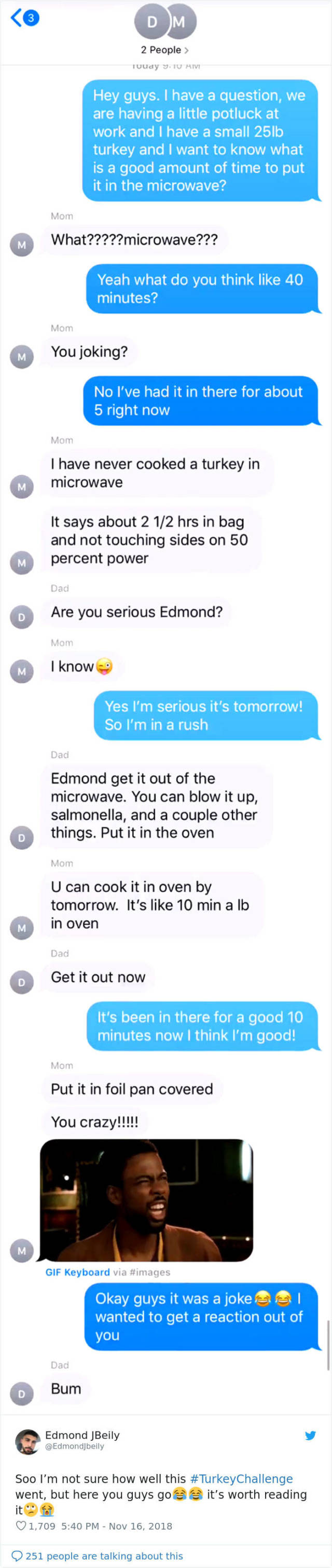 Ask Your Parents How To Cook A Turkey In A Microwave